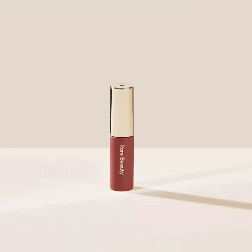 NWT Rare Beauty Soft Pinch Tinted Lip Oil Deluxe Sample Delight Rose Brown